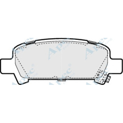 Photo Brake Pad Set, disc brake APEC braking PAD1143