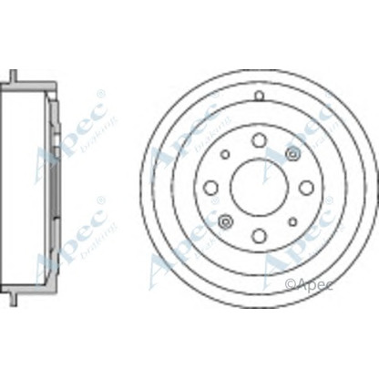 Zdjęcie Bęben hamulcowy APEC braking DRM9956