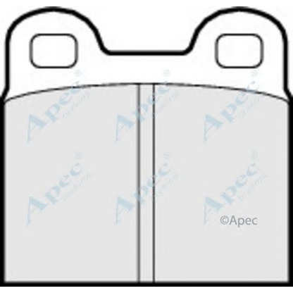 Foto Kit pastiglie freno, Freno a disco APEC braking PAD125