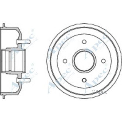 Photo Tambour de frein APEC braking DRM9145