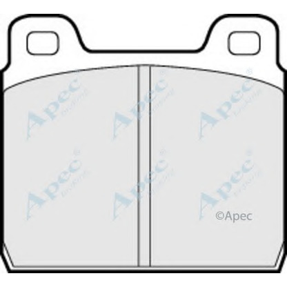Photo Brake Pad Set, disc brake APEC braking PAD126