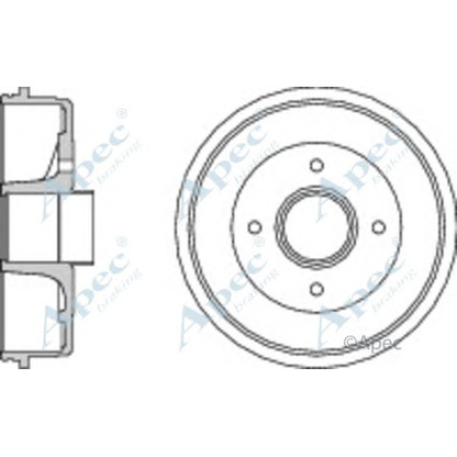 Foto Bremstrommel APEC braking DRM9149