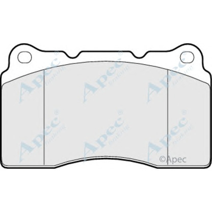 Foto Bremsbelagsatz, Scheibenbremse APEC braking PAD1370