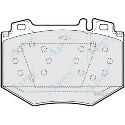 Foto Bremsbelagsatz, Scheibenbremse APEC braking PAD1377