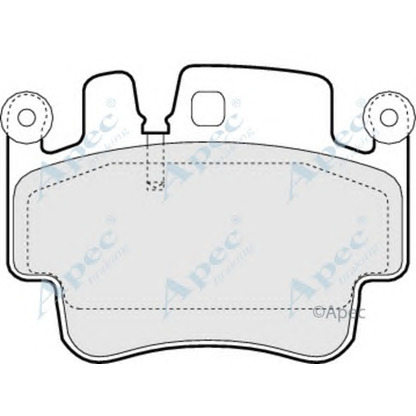 Photo Kit de plaquettes de frein, frein à disque APEC braking PAD1409