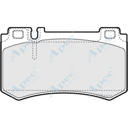 Photo Brake Pad Set, disc brake APEC braking PAD1425