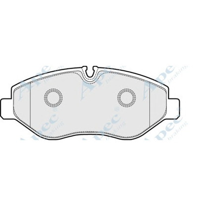 Photo Brake Pad Set, disc brake APEC braking PAD1515