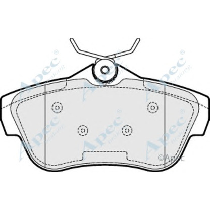 Foto Kit pastiglie freno, Freno a disco APEC braking PAD1540