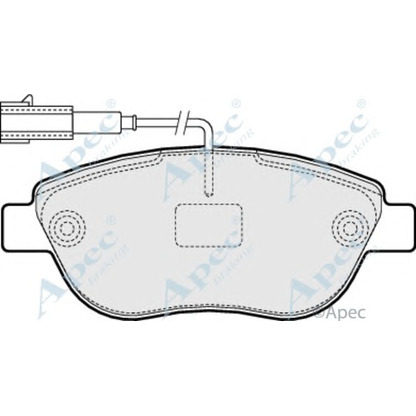 Foto Juego de pastillas de freno APEC braking PAD1550