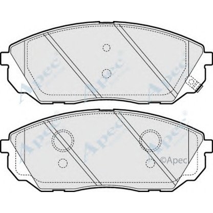 Foto Juego de pastillas de freno APEC braking PAD1556