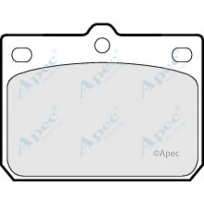 Photo Brake Pad Set, disc brake APEC braking PAD158