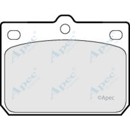 Photo Kit de plaquettes de frein, frein à disque APEC braking PAD158