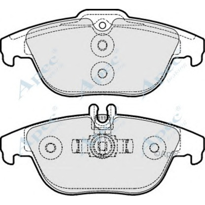 Photo Kit de plaquettes de frein, frein à disque APEC braking PAD1619