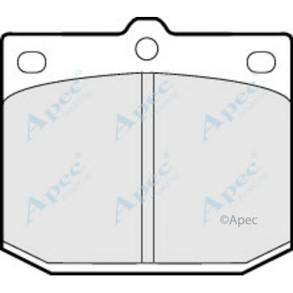 Photo Brake Pad Set, disc brake APEC braking PAD165