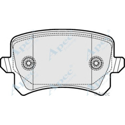 Foto Kit pastiglie freno, Freno a disco APEC braking PAD1654