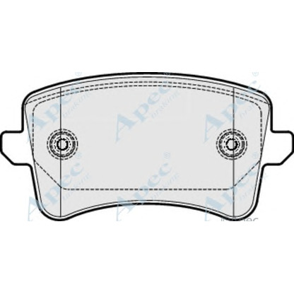 Foto Kit pastiglie freno, Freno a disco APEC braking PAD1655