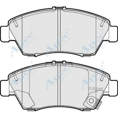 Foto Juego de pastillas de freno APEC braking PAD1660