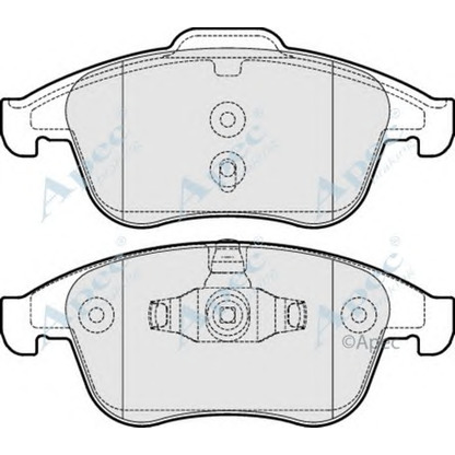 Фото Комплект тормозных колодок, дисковый тормоз APEC braking PAD1713