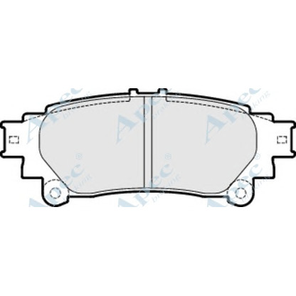 Photo Kit de plaquettes de frein, frein à disque APEC braking PAD1718