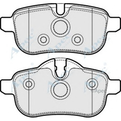 Foto Bremsbelagsatz, Scheibenbremse APEC braking PAD1740