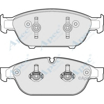 Zdjęcie Zestaw klocków hamulcowych, hamulce tarczowe APEC braking PAD1784