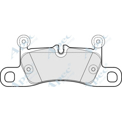 Foto Bremsbelagsatz, Scheibenbremse APEC braking PAD1796