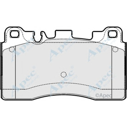 Zdjęcie Zestaw klocków hamulcowych, hamulce tarczowe APEC braking PAD1837
