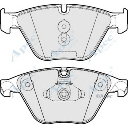 Foto Kit pastiglie freno, Freno a disco APEC braking PAD1919