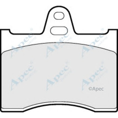 Фото Комплект тормозных колодок, дисковый тормоз APEC braking PAD296