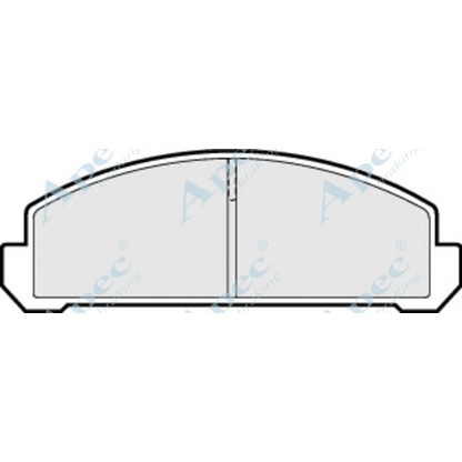 Foto Bremsbelagsatz, Scheibenbremse APEC braking PAD307