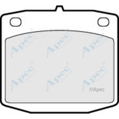 Фото Комплект тормозных колодок, дисковый тормоз APEC braking PAD315