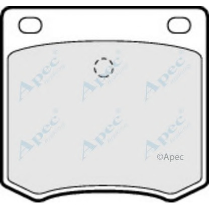 Photo Kit de plaquettes de frein, frein à disque APEC braking PAD330