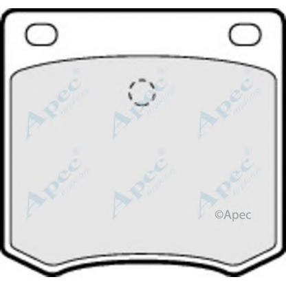 Фото Комплект тормозных колодок, дисковый тормоз APEC braking PAD330