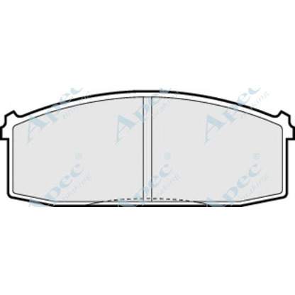 Foto Bremsbelagsatz, Scheibenbremse APEC braking PAD331