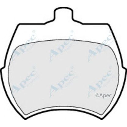 Photo Brake Pad Set, disc brake APEC braking PAD37