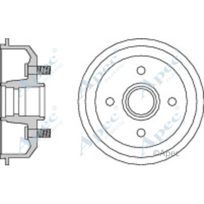 Foto Tamburo freno APEC braking DRM9123