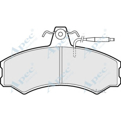 Foto Juego de pastillas de freno APEC braking PAD384