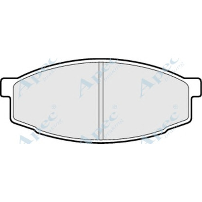 Foto Bremsbelagsatz, Scheibenbremse APEC braking PAD397