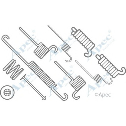 Zdjęcie Zestaw dodatków, szczęki hamulcowe APEC braking KIT621