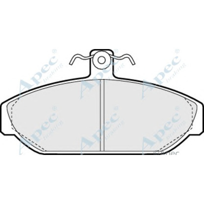 Photo Brake Pad Set, disc brake APEC braking PAD419