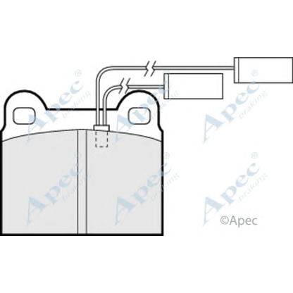 Foto Juego de pastillas de freno APEC braking PAD485
