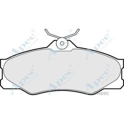 Фото Комплект тормозных колодок, дисковый тормоз APEC braking PAD518