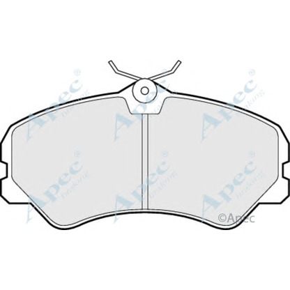 Фото Комплект тормозных колодок, дисковый тормоз APEC braking PAD521