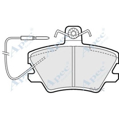 Photo Brake Pad Set, disc brake APEC braking PAD527