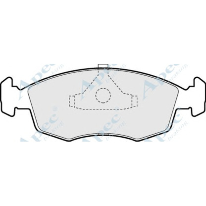 Фото Комплект тормозных колодок, дисковый тормоз APEC braking PAD532