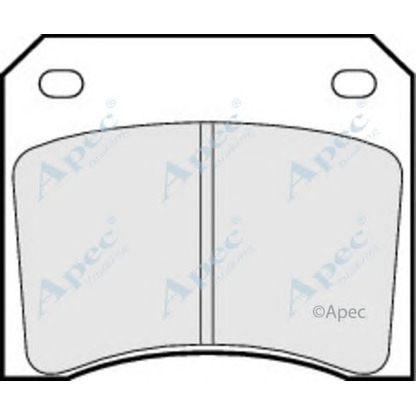 Photo Brake Pad Set, disc brake APEC braking PAD557