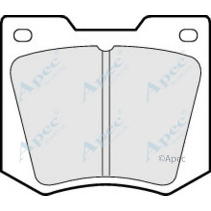 Foto Kit pastiglie freno, Freno a disco APEC braking PAD568