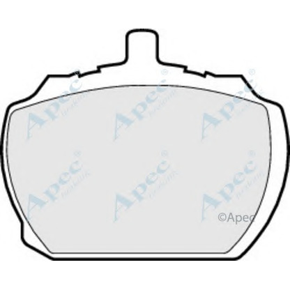 Фото Комплект тормозных колодок, дисковый тормоз APEC braking PAD60