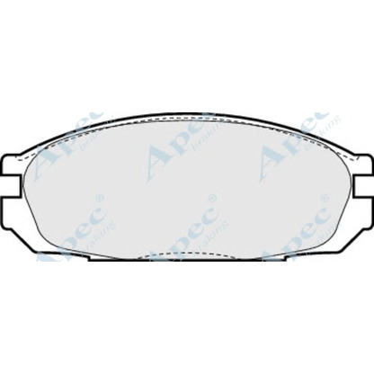 Photo Kit de plaquettes de frein, frein à disque APEC braking PAD616