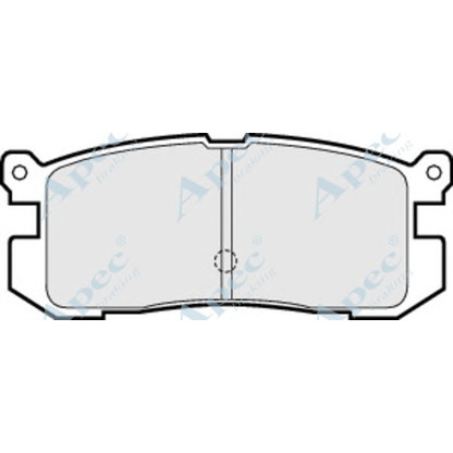 Фото Комплект тормозных колодок, дисковый тормоз APEC braking PAD639